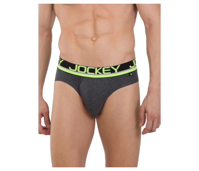 Jockey FP02 Modern Brief for Men Medium - Dark Grey - Zoom Image 1