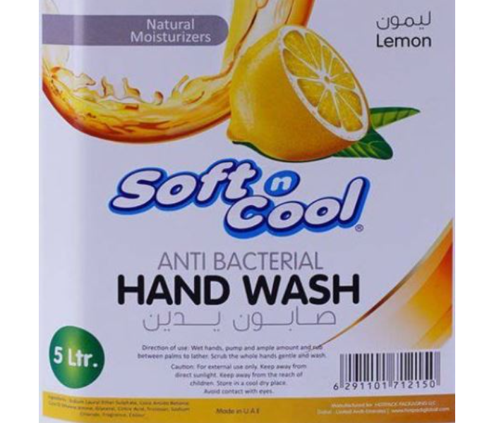 Hotpack HWL1 Soft N Cool 5 Litre Handwash Liquid - Zoom Image 2