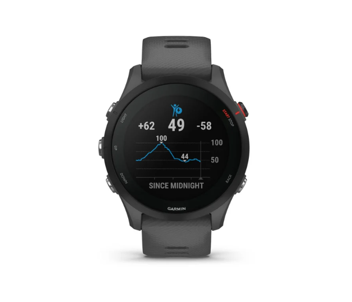 Garmin 010-02641-10 Forerunner 255 Basic GPS EU/PAC Smart Watch - Slate Grey - Zoom Image 7