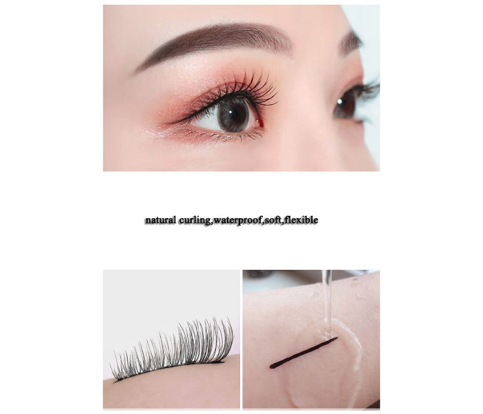 Set of 3 Pairs Magnetic False Eyelashes - Zoom Image 3