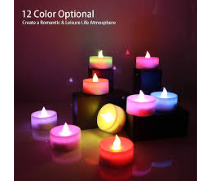 Set of 12 Piece Candle Style Color Changing LED Light - Zoom Image 3