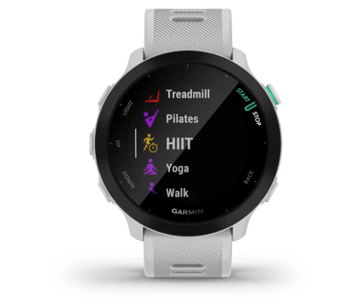 Garmin 010-02562-11 Forerunner 55 GPS EU Smart Watch - Whitestone - Zoom Image 5