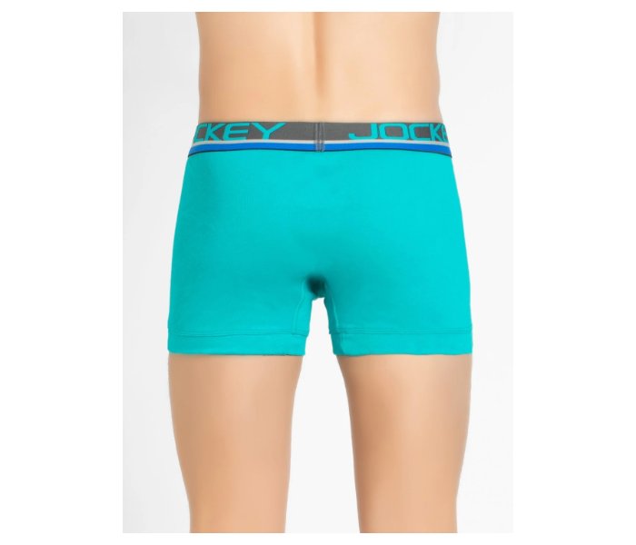 Jockey FP03 Popcolor Modern Trunk for Men Small - Sky Blue - Zoom Image 3