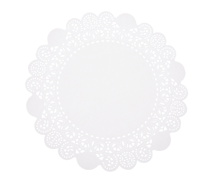 Hotpack RD7 Set of 250 Pieces 7 Inch Round Lace Paper Doiles - White - Zoom Image 2