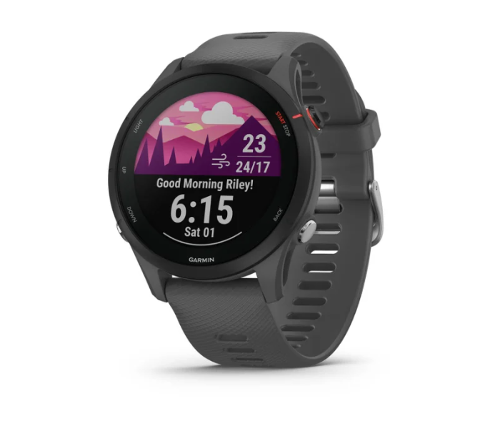 Garmin 010-02641-10 Forerunner 255 Basic GPS EU/PAC Smart Watch - Slate Grey - Zoom Image 1