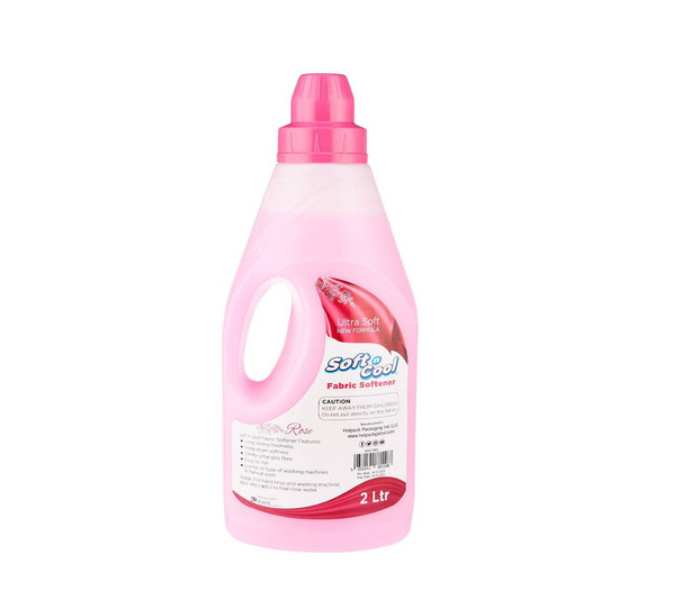 Hotpack SNCFSR2L 2 Litres Rose Fabric Softener Washing Liquid - Zoom Image 1