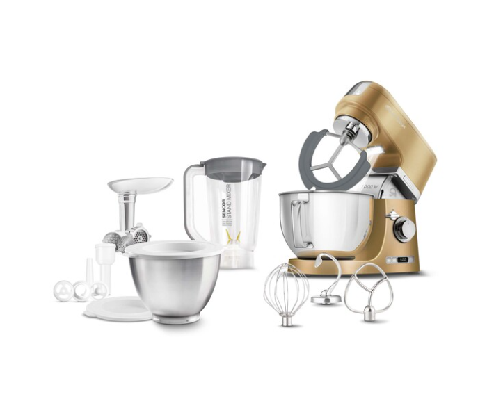 Sencor STM 7877CH 1000Watts Food Processor Kitchen Machine - Gold - Zoom Image 1