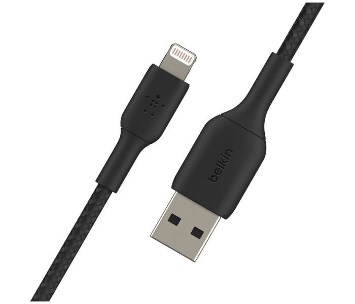 Belkin CAA002bt1MBK Boost Charge Braided Lightning To Usb-A Cable 1M - Black - Zoom Image 4