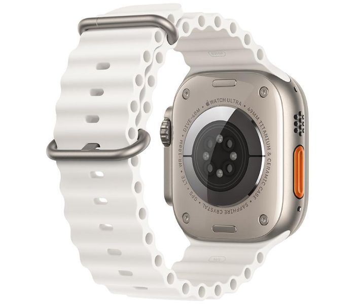 8 Series XS8 Pro Ultra Smart Watch Ocean Band Loop Wrist Strap - White - Zoom Image 2