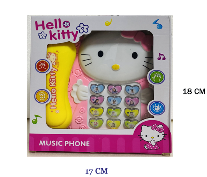 Hello Kitty Music Toy Telephone for Kids - Zoom Image