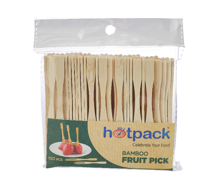 Hotpack BFP Set of 100 Pieces Bamboo Fruit Pick - Zoom Image 1