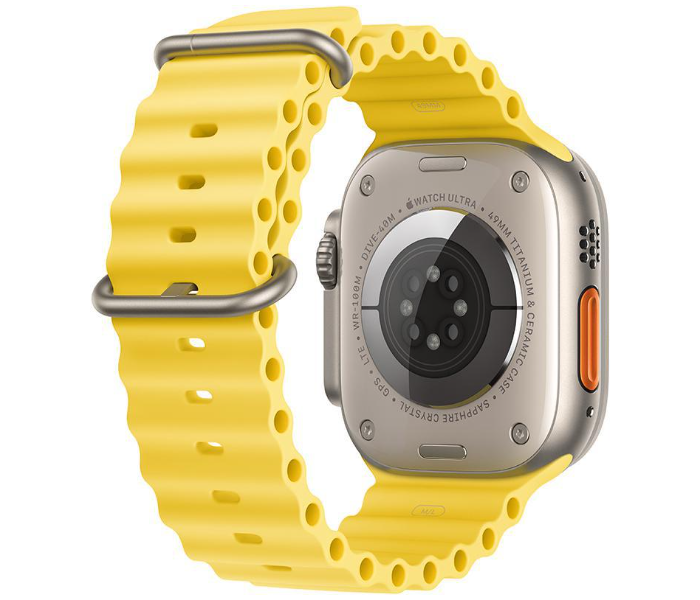 8 Series XS8 Pro Ultra Smart Watch Ocean Band Loop Wrist Strap - Yellow - Zoom Image 2