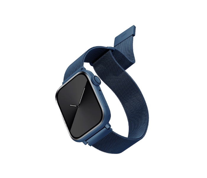 Uniq Dante 45 44 or 42mm Apple Watch Mesh Steel Strap - Blue - Zoom Image 1