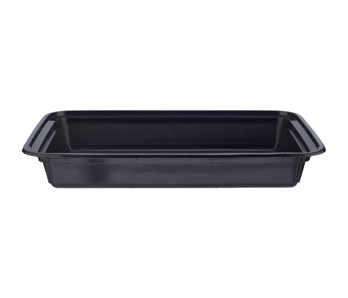 Hotpack HSMBBRE58 Set of 5 Pieces 58 Oz Black Base Rectangular Container With Lids - Zoom Image 5