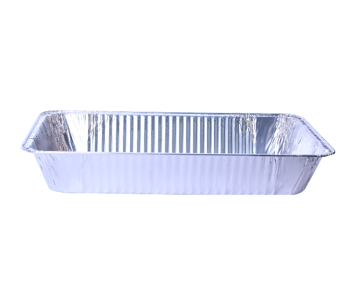 Hotpack HSM53885 Set of 5 Pieces 52X34X7 cm Aluminium Gastronom Turkey Container - Zoom Image