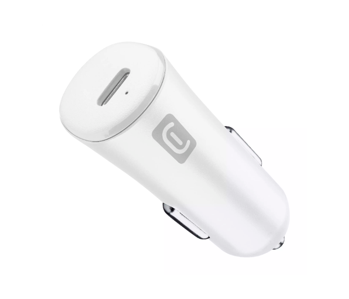 Cellularline CBRIPHUSBCPD20WW 20W Usb-C Super Fast Charge In-Car Charger - White - Zoom Image