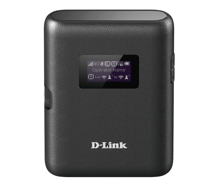 D Link DWR-933M MIFI 4G LTE Cat 6 300 Mbps with LCD Display Mobile Router - Black - Zoom Image 1