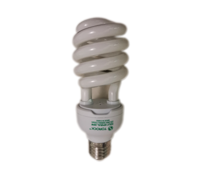 Set of 3 Piece CFL-tr24w-hse27wh3 CFL Half Spiral 24Watts E27 Thread Daylight - Zoom Image 2