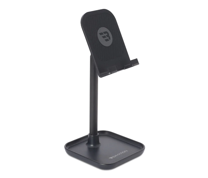 Baykron BA-MB-BLK Portable Mobile Tablet Stand - Black - Zoom Image 1