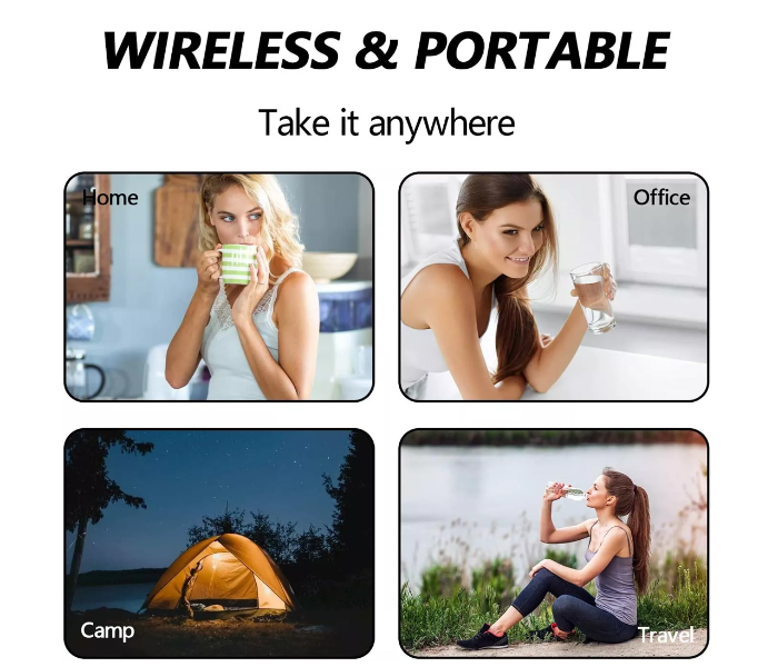 Smart USB Charging Wireless and Portable Water Pump - White - Zoom Image 5