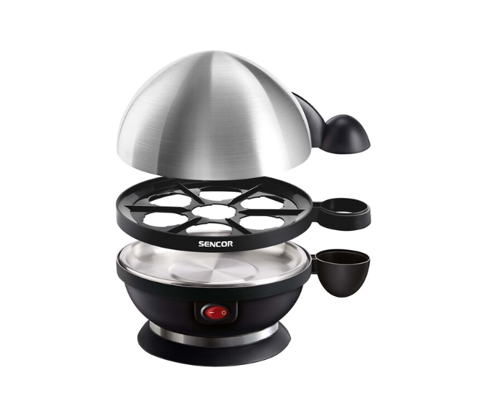 Sencor SEG 720BS 380Watts Egg Cooker - Black and Silver - Zoom Image 4