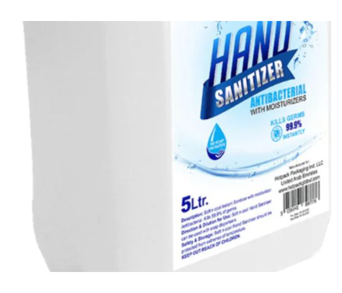 Hotpack HSMHS5L 5Litre Soft N Cool Hand Sanitizer - Zoom Image 2