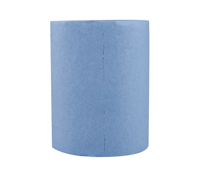 Hotpack SNCBMR2EPG350 Set of 1 Roll 350 Sheets Blue Color Maxi Roll Embossed Perforated - Zoom Image 3