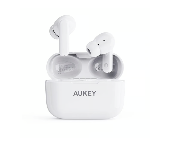 AUKEY EP-M1 WH Earphone True Wireless Earbuds - White - Zoom Image 1