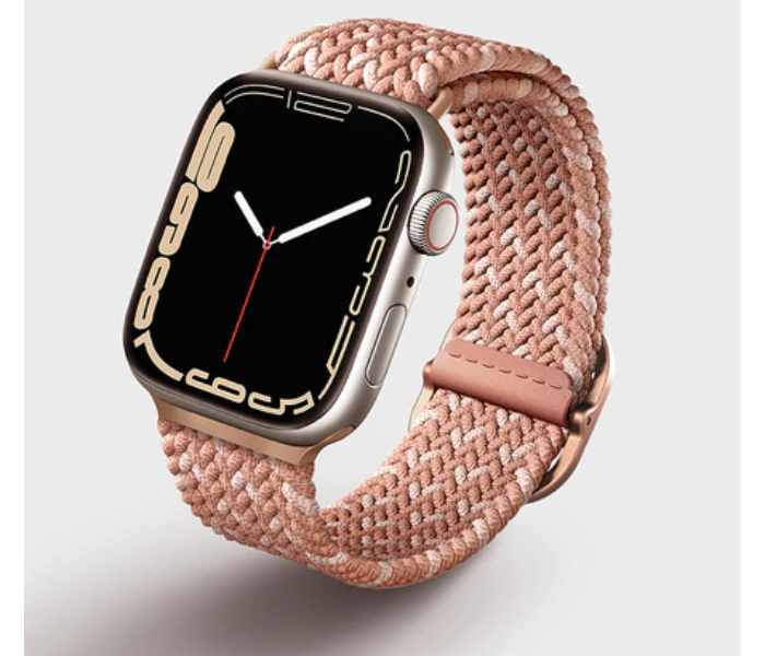 Uniq Aspen 41 40 38mm Designer Edition Braided Apple Watch Strap  - Citrus Pink - Zoom Image