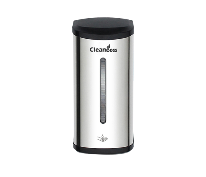 Easy to Use Wall Mounted Soap Dispenser - Silver and Black - Zoom Image 2