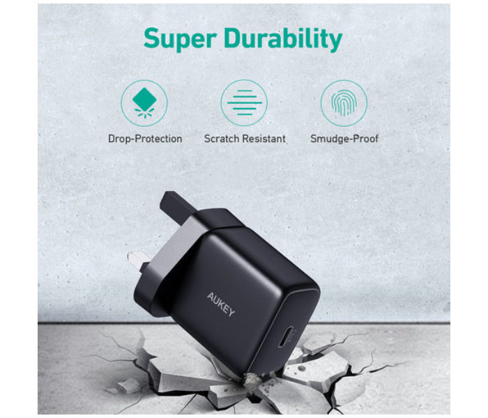 AUKEY PA-R1A BK 25W Wall Charger Portable Pd - Black - Zoom Image 3