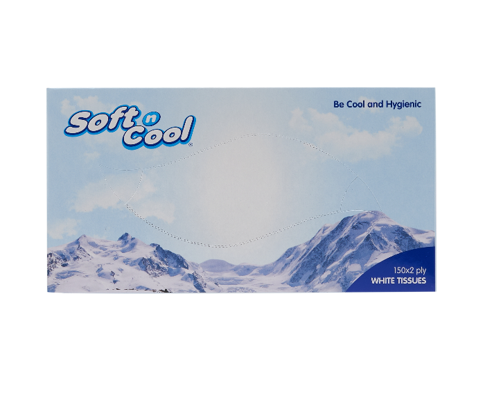 Hotpack SNCT150 Soft N Cool 150Pulls 2Ply 5Box Facial Tissue - Zoom Image 6