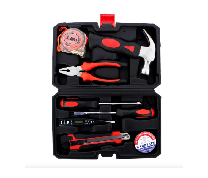 Set of 48 Pieces Tools Accessories - Red and Black - Zoom Image