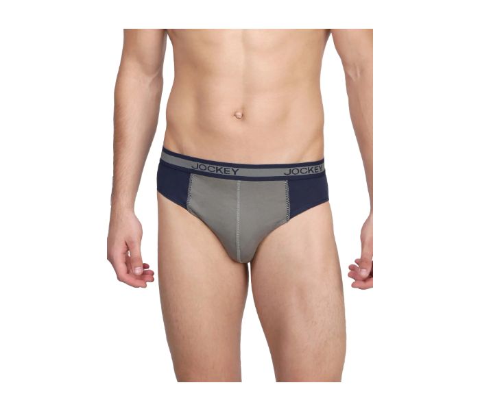 Jockey 1011 Pack of 2 Assorted Fusion Brief for Men XL - Black - Zoom Image 1