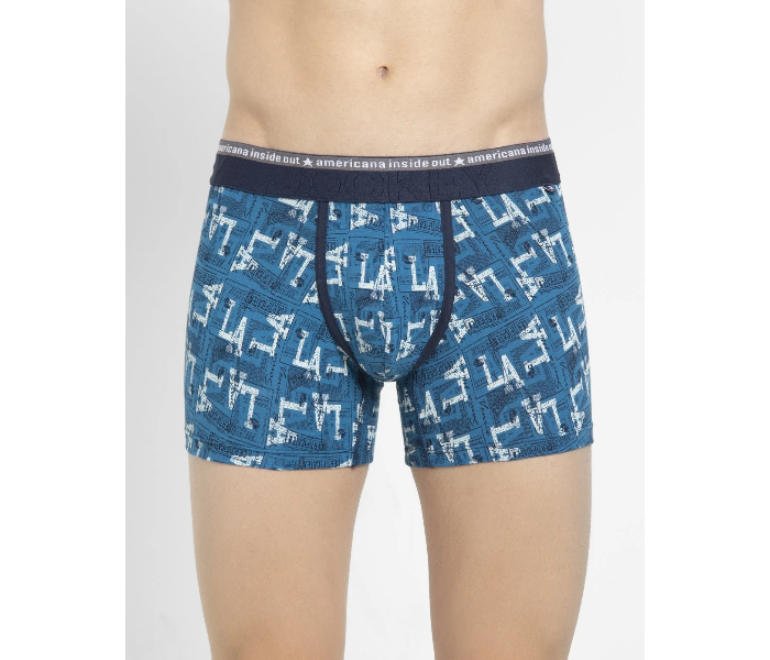 Jockey US63 Cotton Trunks for Men Small - Blue - Zoom Image