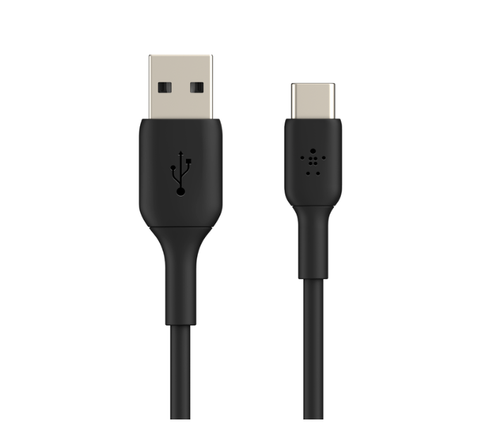 Belkin CAB001bt1MBK Pvc Usb-C To Usb-A Cable 1M - Black - Zoom Image 3