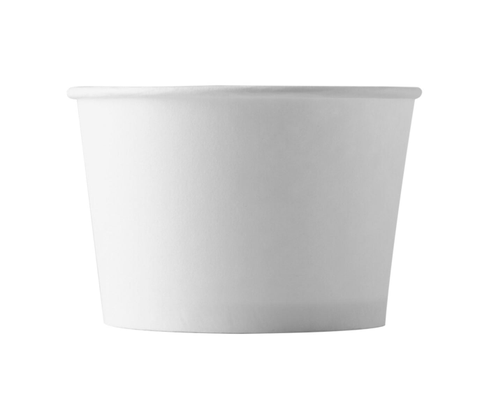 Hotpack HSMICB120W Set of 5 Pieces 120ml White Ice Cream Bowl - Zoom Image 3