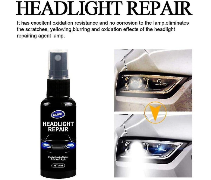 Generic 100 ml Car Headlight Repair Coating Solution Repair Kit Anti-scratch Rearview Coating Polishing Liquid-B - Zoom Image 1