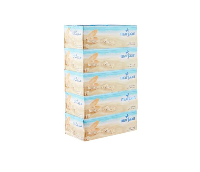 Hotpack MT200E 200Pulls 2Ply Marjan 5 Box Facial Tissue - Zoom Image 1