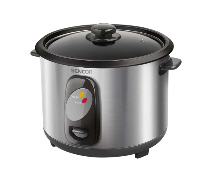 Sencor SRM 1000SS-MEG2 400Watts Rice Cooker - Silver - Zoom Image 1