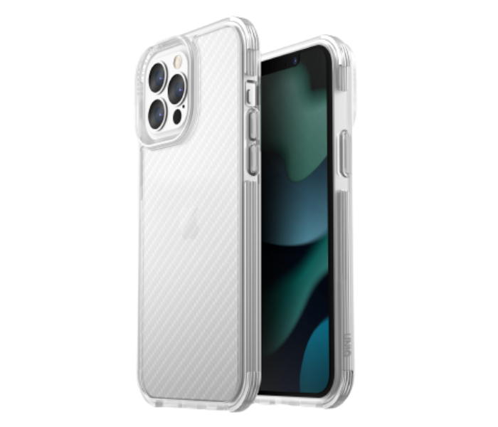 Uniq Hybrid Iphone 13 Pro Combat Mobile Cover - Frost White - Zoom Image