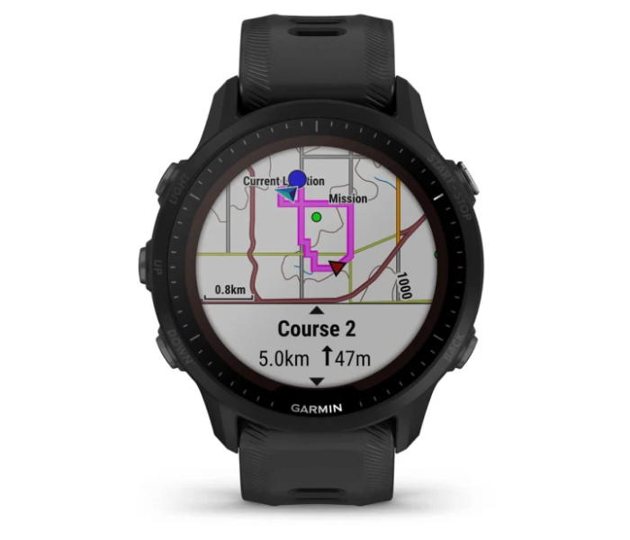 Garmin 010-02638-20 Forerunner 955 Solar Emea Smart Watch - Black - Zoom Image 4