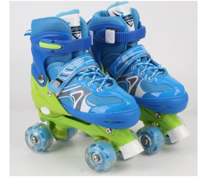 BW-168 Large Skating Shoe for Kids - Blue - Zoom Image