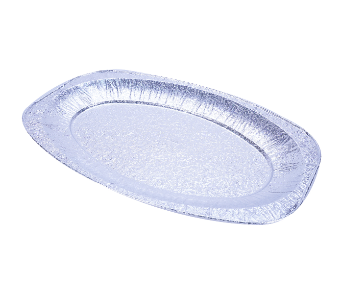 Hotpack HSM65220 Set of 5 Pieces 22 Inch Aluminium Oval Plater - Zoom Image