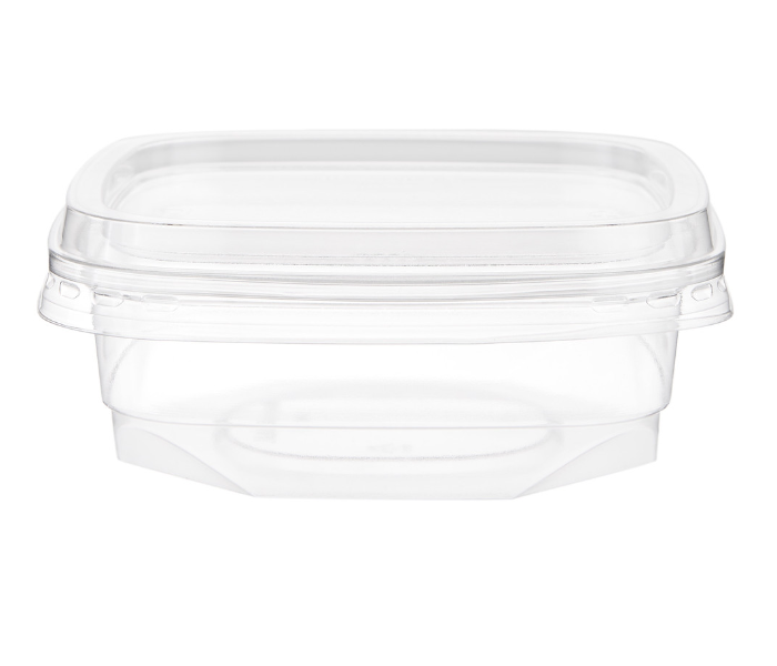 Hotpack HSMDCS8PET Set of 10 Pieces 8Oz Deli PET Square Container With Lid - Zoom Image 3