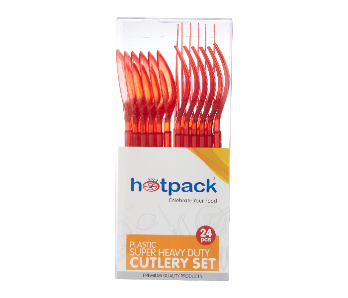 Hotpack HSMSHDCP Set of 24 Pieces Super Heavy Duty Cutlery Set - Zoom Image 7