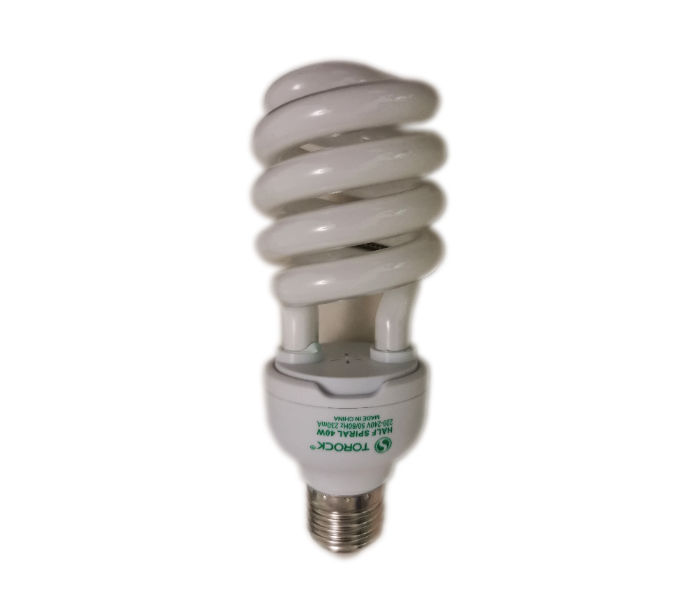 Set of 5 Piece CFL-tr24w-hse27wh5 CFL Half Spiral 24Watts E27 Thread Daylight - Zoom Image 1