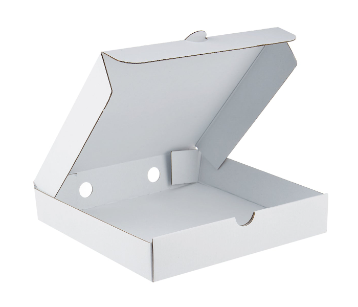 Hotpack HSMPB2222W Set of 5 Pieces Plain White Pizza Box - Zoom Image 1