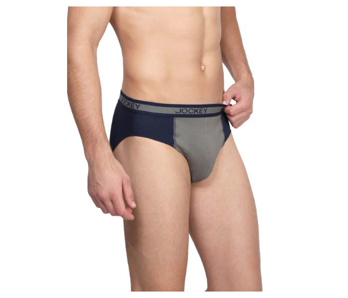 Jockey 1011 Pack of 2 Assorted Fusion Brief for Men XL - Black - Zoom Image 2