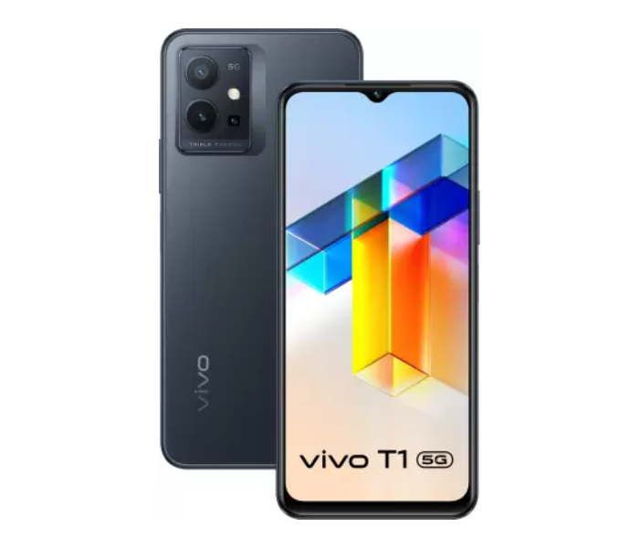 Vivo T1 5G 8GB RAM 128GB ROM - Starlight Black - Zoom Image 1